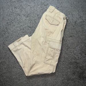 Vintage Polo Ralph Lauren Pants Adult 36 X 30 Beige Cargo Jeans Co Utility Mens